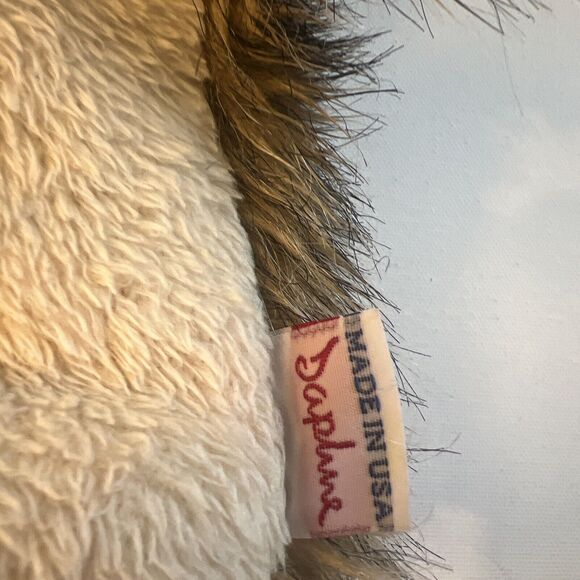 Vintage Beaver Hand Puppet Toys by Daphne Woodchuck Groundhog Plush Head Cover - Picture 6 of 8